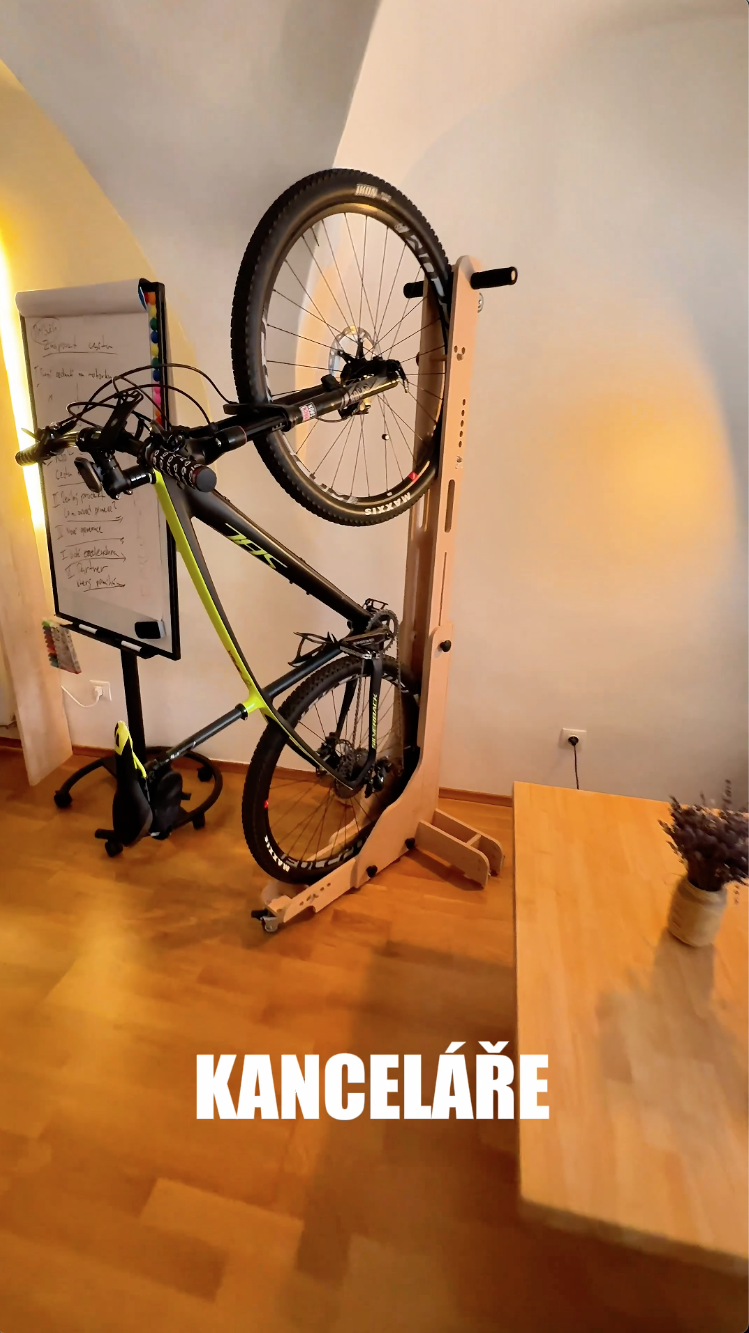 BIKERECT - parkování v kanceláři